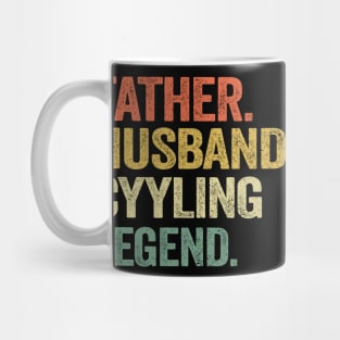 Father Husband Cycling Legend Cyclist Father´s Day Gift Mug